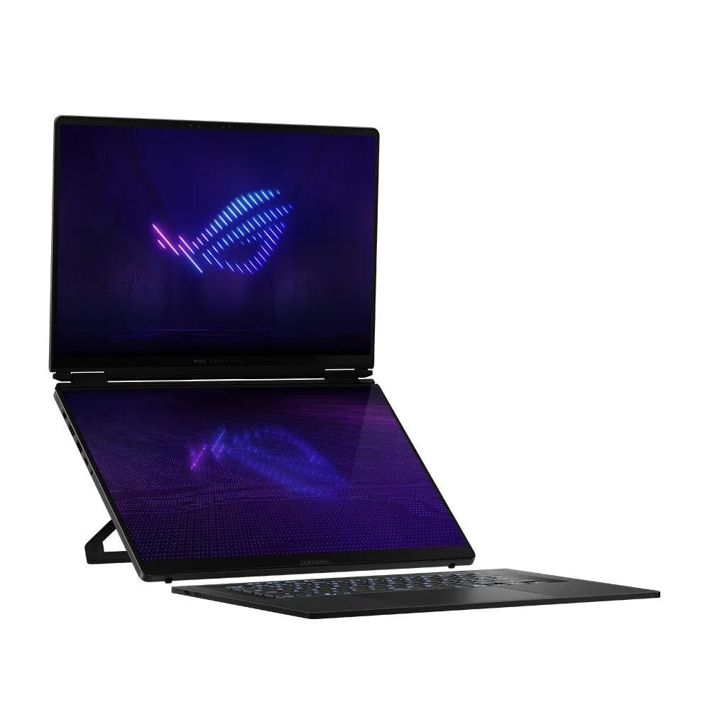 華碩 ASUS ROG Zephyrus Duo 16 GX651AX-0022B386H-NBLO【Ultra 9 386H/64G/RTX 5090 24G/2TB SSD/3K/OLED/120Hz/Win11】16吋 AI西風之神雙觸控螢幕電競筆電