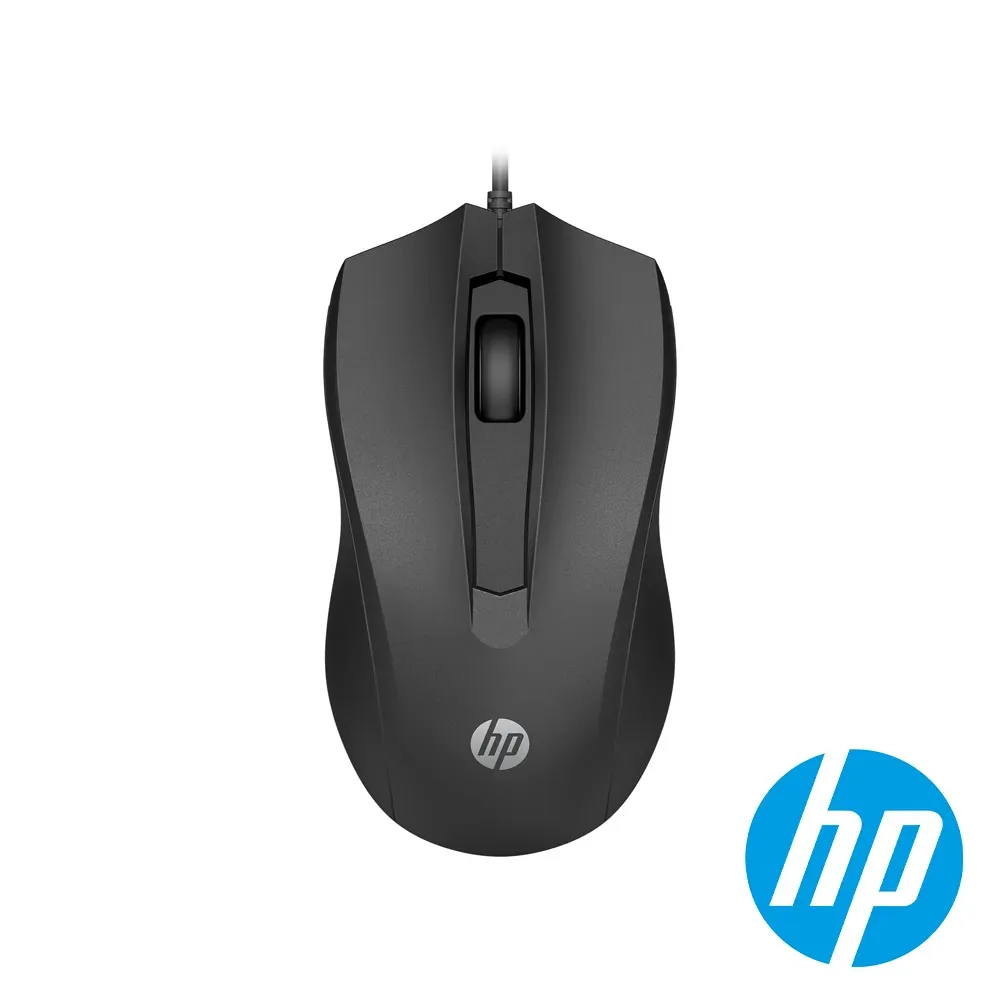 惠普 HP Wired Mouse 100 有線滑鼠【USB/Buy3c奇展】