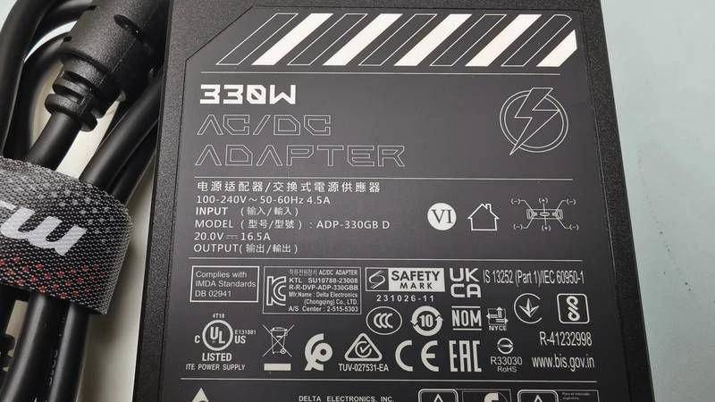 MSI Raider 16 HX B2WI-025TW 開箱